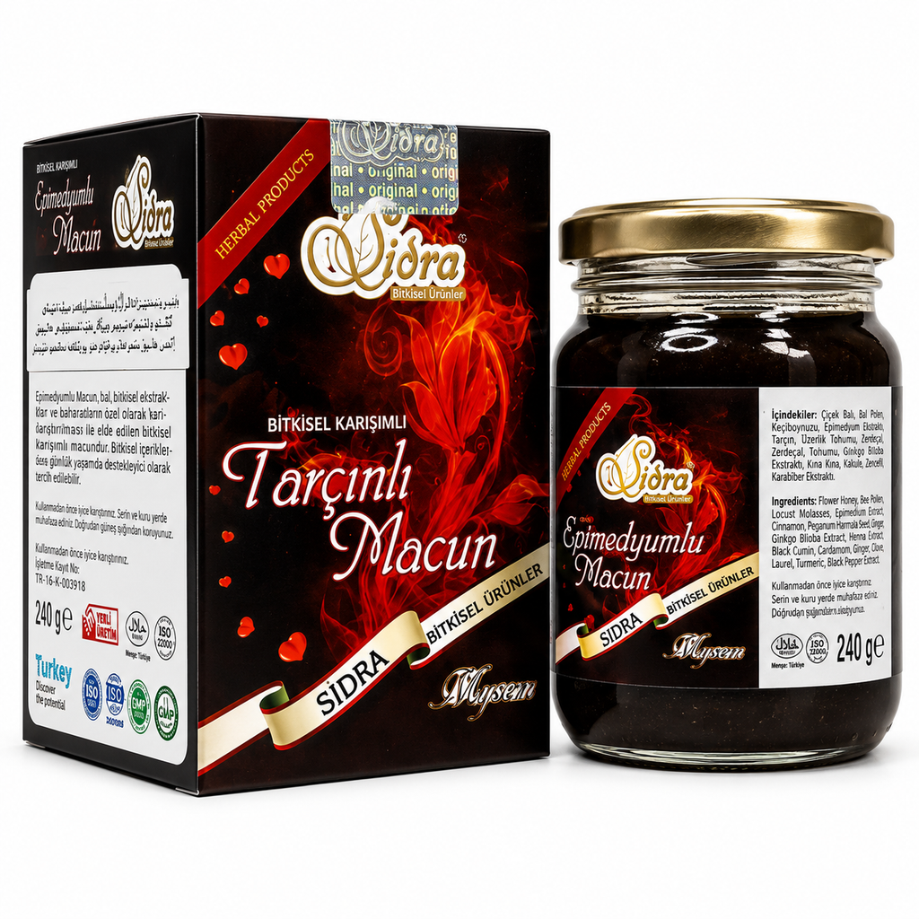 Sidra Epimedyumlu Macun Big Jar (Red) 240g