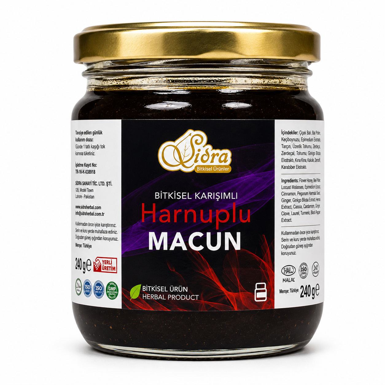 Sidra Harnuplu Macun Big Jar (Blue) 240g
