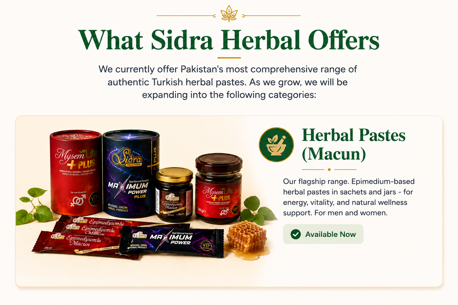 OUR PRODUCT CATEGORIES