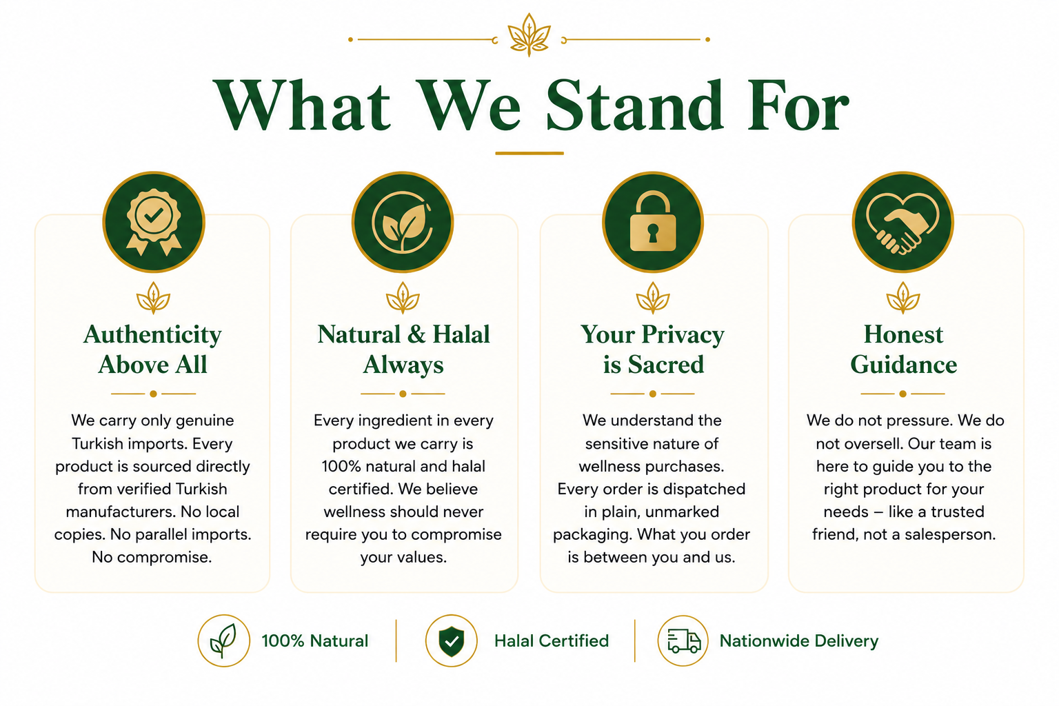 OUR VALUES